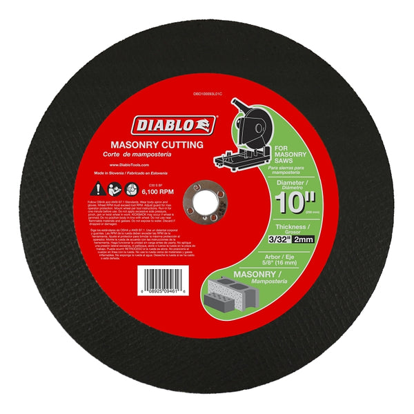 Freud-Diablo Db 10X3/32X5/8IN Msnry Cut Off DBD100093L01C