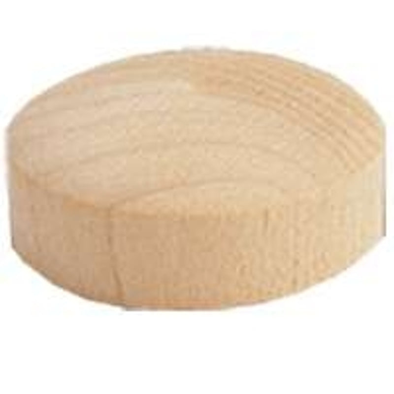 15 Piece 1/2" Dia. Hardwood Round Head Screwhole Plug