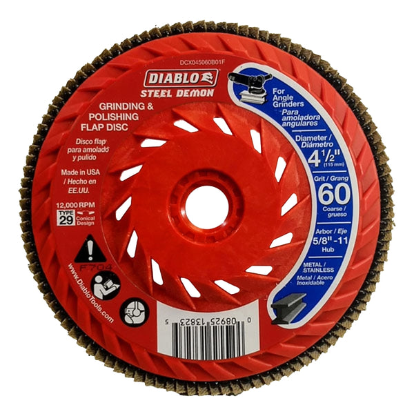 Freud-Diablo Flap DISC Integrated HUB 60G DCX045060B01F