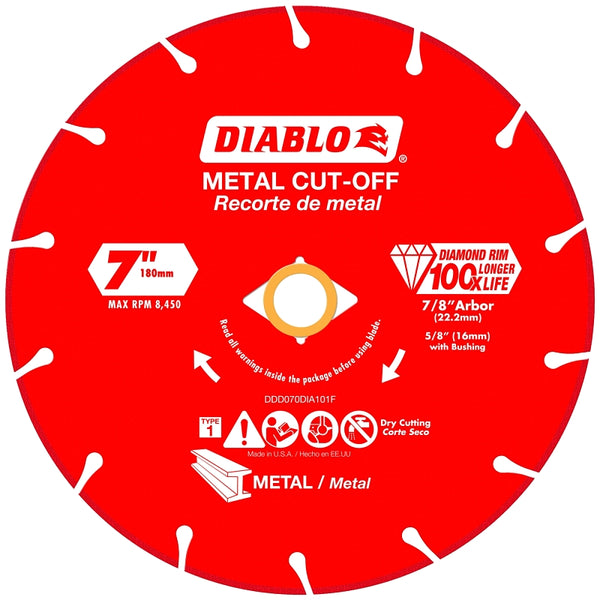 Freud DB 7 Diamond DISC MTL Cutting DDD070DIA101F