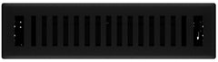 Imperial RG3437 Montezuma Decorative Floor Register, 2.25 x 12-Inch, Black Iron