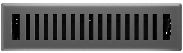 Imperial RG3442 Montezuma Decorative Floor Register, 2.25 x 12-Inch, Grey Granite