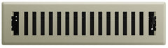 Imperial RG3427 Montezuma Decorative Floor Register, 2.25 x 12-Inch, Satin Nickel