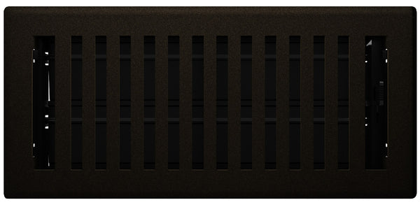 Imperial RG3434 Montezuma Decorative Floor Register, 4 x 10-Inch, Bronze Age