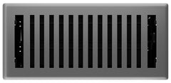 Imperial RG3444 Montezuma Decorative Floor Register, 4 x 10-Inch, Grey Granite