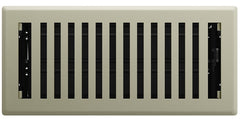 Imperial RG3429 Montezuma Decorative Floor Register, 4 x 10-Inch, Satin Nickel