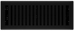 Imperial RG3440 Montezuma Decorative Floor Register, 4 x 12-Inch, Black Iron