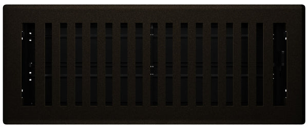 Imperial RG3435 Montezuma Decorative Floor Register, 4 x 12-Inch, Bronze Age