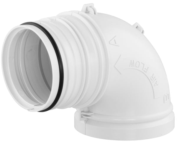 Imperial VT0544 Dryer Connector Elbow, 90 Deg