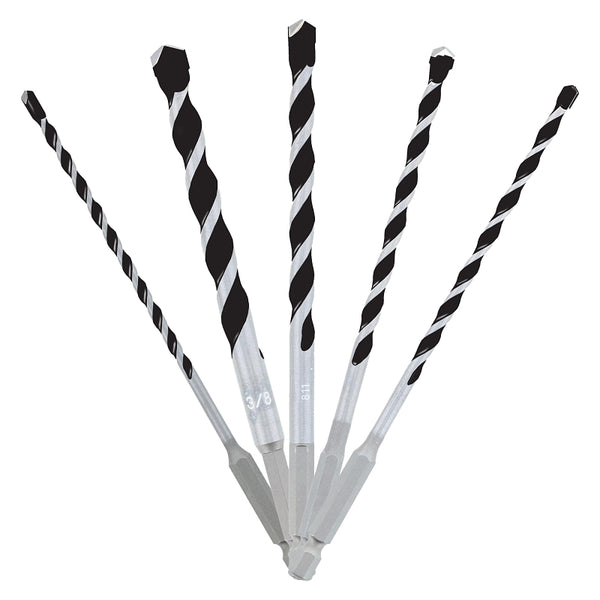 Diablo 5 pc Multi-Material Carbide Tipped Hammer Drill Bit Set (5-Piece) DMAMM1190-S5
