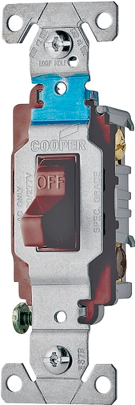 NuLine 3w Grd 15a 120/277v Br Side Wired Comm Switch