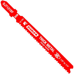 Diablo DJT121BF5 T-shank bi-metal jig saw blades for thick metal, 3-5/8 in