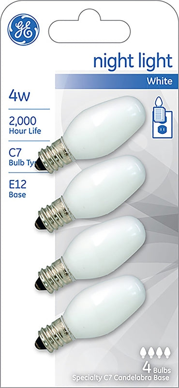 GE Lighting 20573 4 Watt Nighlight 4 count 73258