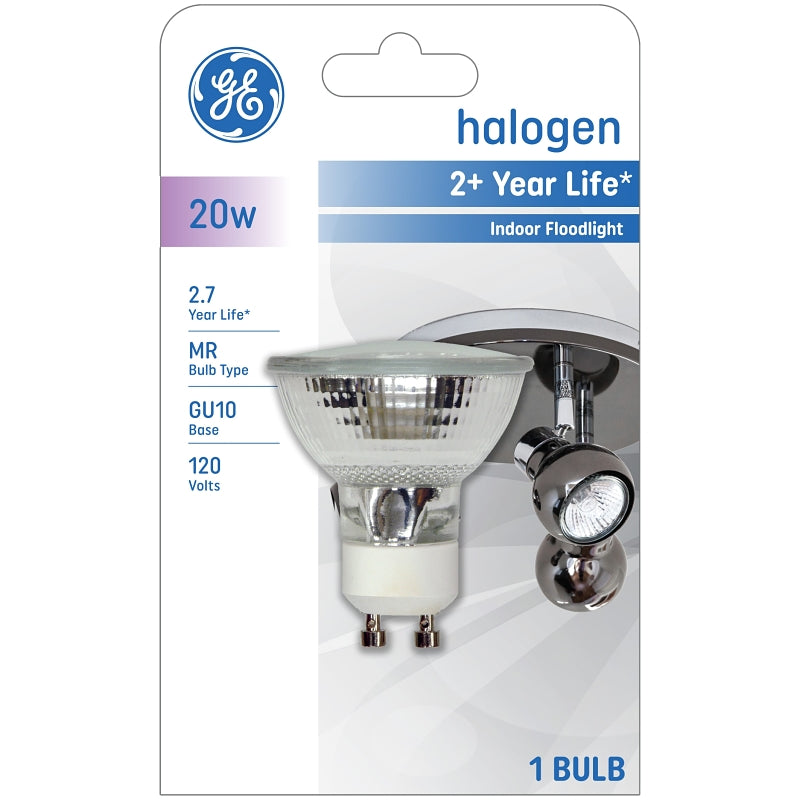 GE Edison 20 watts MR16 Halogen Bulb 80 lumens White 1 pk Floodlight