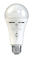 GE Lighting LED+ Backup Battery Light Bulb, Rechargeable, Soft White, Medium Base (1 Pack) 93099986