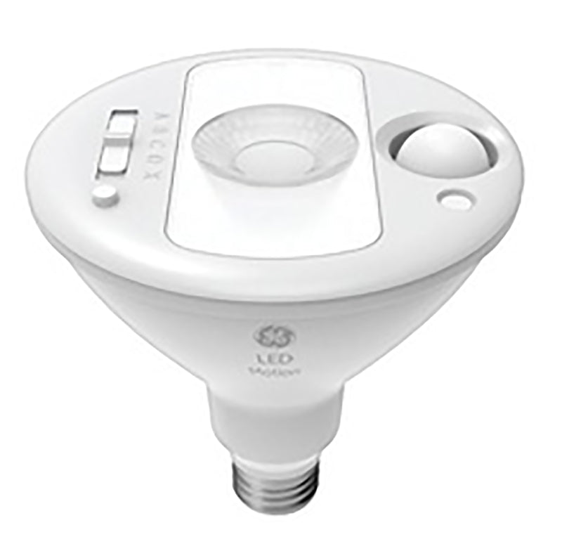 GE LED+ Linkable Motion LED Light Bulbs, 15W, PAR38 Outdoor Security Floodlights, Warm White (1 Pack) 93100350