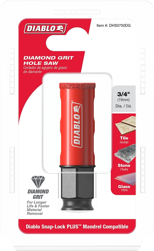 Freud-Diablo DB 3/4 Diamond GRIT Hole Saw DHS0750DG