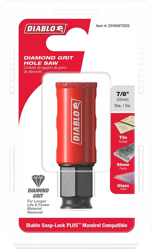 Freud-Diablo Db 7/8 Diamond Grit Hole Saw DHS0875DG
