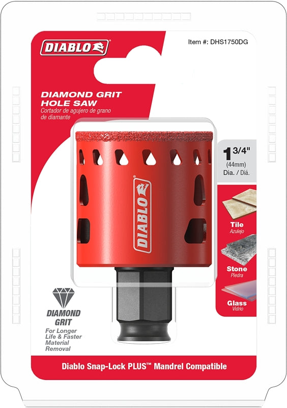 Freud-Diablo DB 1-3/4 Diamond GRIT Hole Saw DHS1750DG