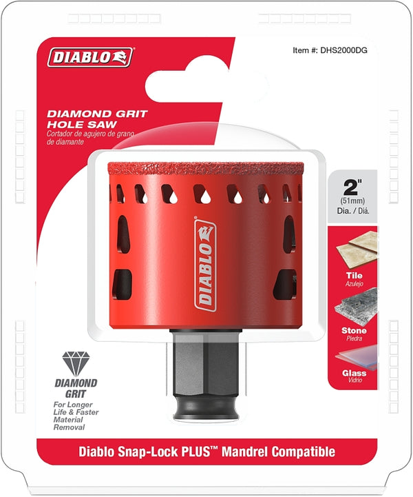 Freud-Diablo DB 2 Diamond GRIT Hole Saw DHS2000DG