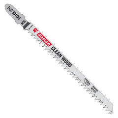 Diablo DJT301CD5 T-shank jig saw blades for clean wood, 4-5/8 in, 8 TPI