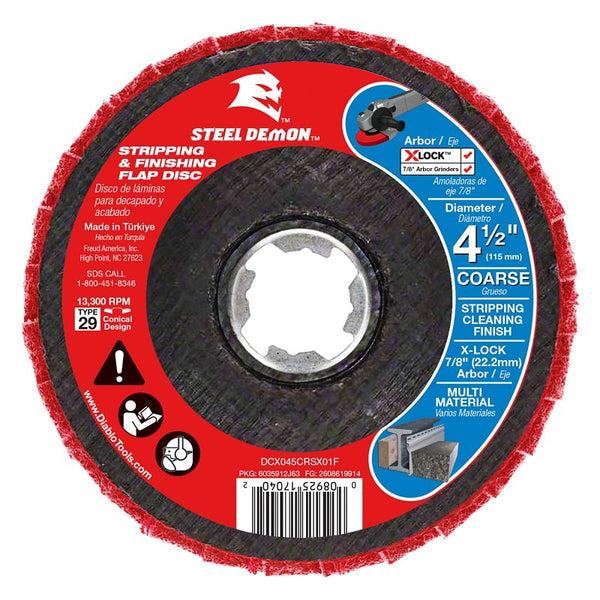 Diablo 4 1/2 Non Woven Flap DCX045CRSX01F