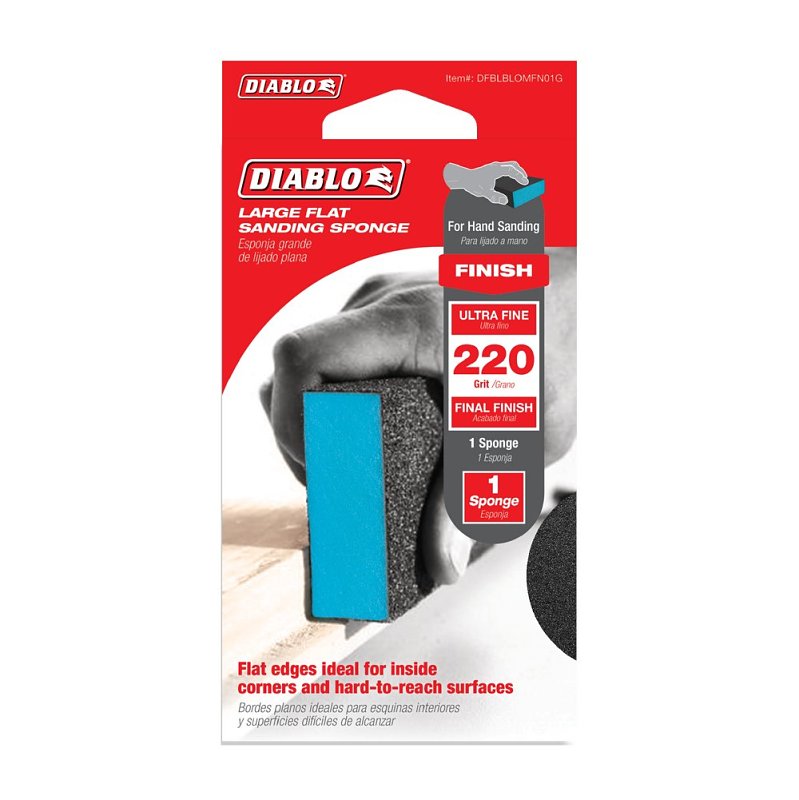 Diablo Large Sponge Mfine 1PK DFBLBLOMFN01G
