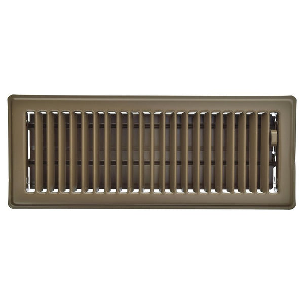 Imperial RG3657 LVRD Floor RGSTR Choc 4 X 12IN