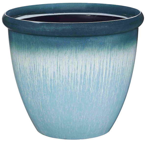 Landscapers Select Soundbest Pt-s010 Int Sourcing Egg Rim Planter, Resin, 14-3/4 (Pack Of 6)