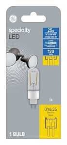 GE Lighting 93129030 LED Light Bulb, Clear, Filament Design, 2-Watts, 400 Lumens - Quantity 1
