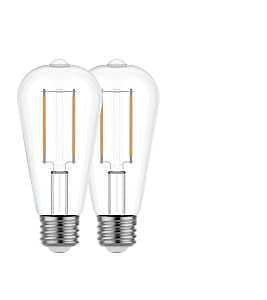 GE Relax LED 100 watt Equivalent A21 Soft White Dimmable LED Light Bulb (2 Pack)