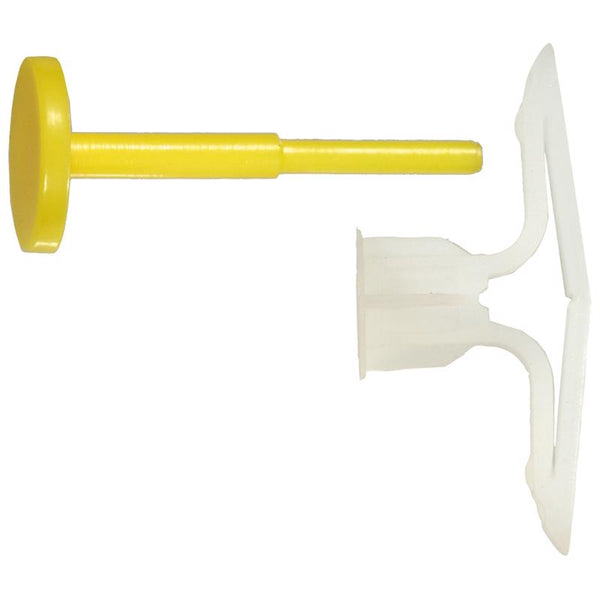 Hillman 1/8 in. Dia. x 1/8 in. Small in. L Plastic Pan Head Pop-Toggle Anchors 100 pk 375366
