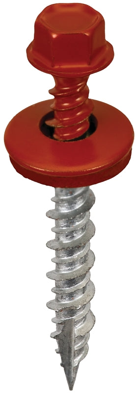 Acorn Metal-Wood Roofing Screws #9 x 1.5", Barn Red, Bag of 250 Pieces SW-MW15BR250