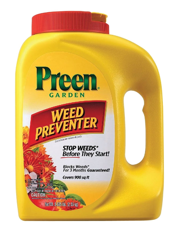 Preen Garden Weed Preventer - 5.625 lb. Bottle - Covers 900 sq. ft.