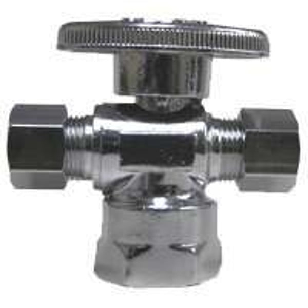 PLUMB PAK ORGL84927 Stop Valve, 1/2" x 3/8"' PP20127LF/PBWT113