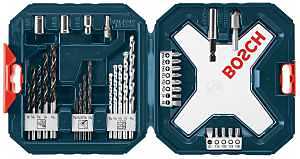 BOSCH MS4034 34-Piece Drilling and Driving Mixed Set with Included Case for Applications in Wood, Metal, Masonry