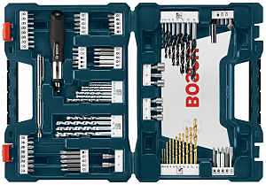 BOSCH MS4091 91-Piece Drilling and Driving Mixed Set with Included Case for Applications in Wood, Metal, Masonry