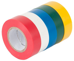 Gardner Bender GTPC-550 Electrical Tape Blue/Green/Red/White/Yellow