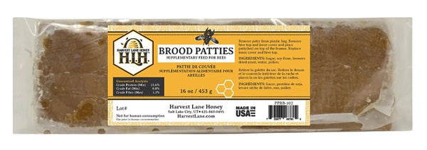 Harvest Lane Honey PPBB-102-6 Brood Patties, 6 Pack