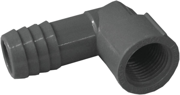 PLUMB eeze Pipe Fitting Reducing Elbow, Female, Plastic, 3/4 x 1/2-In. UPVCFRE-0705