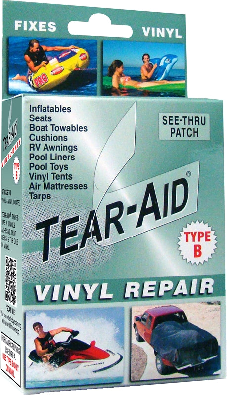 TEAR-AID Vinyl Repair Kit, Green Box Type B, Single D-KIT-B01-100
