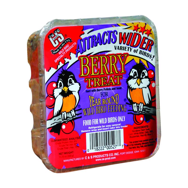 C&S CS12527 11.75 Oz Berry Treat Suet