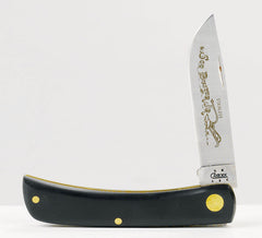 Case WR XX Pocket Knife Sod Buster Junior Jet Black Synthetic Item #095 - (2137 SS) - Length Closed: 3 5/8 Inches
