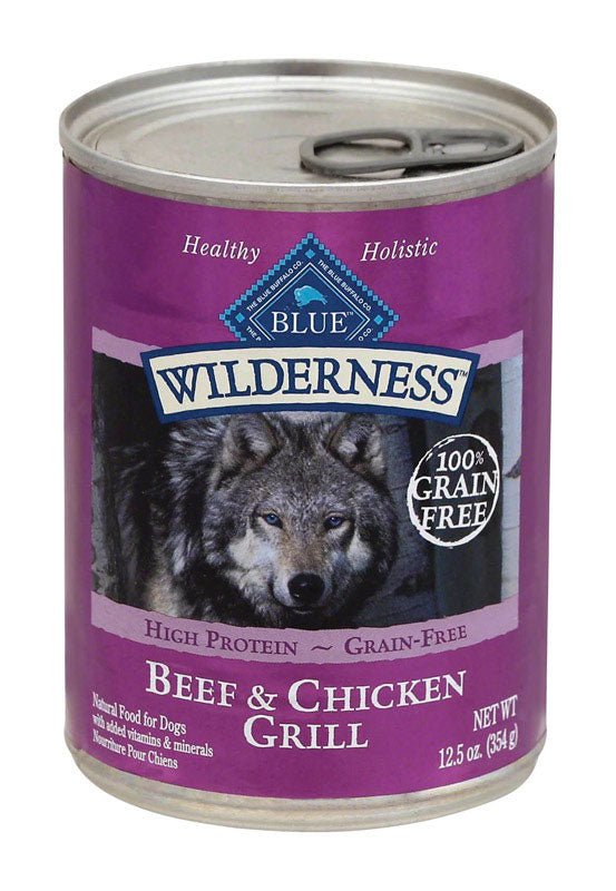 Blue Buffalo Blue Wilderness Adult Recipe - Beef & Chicken, 12.5 Oz