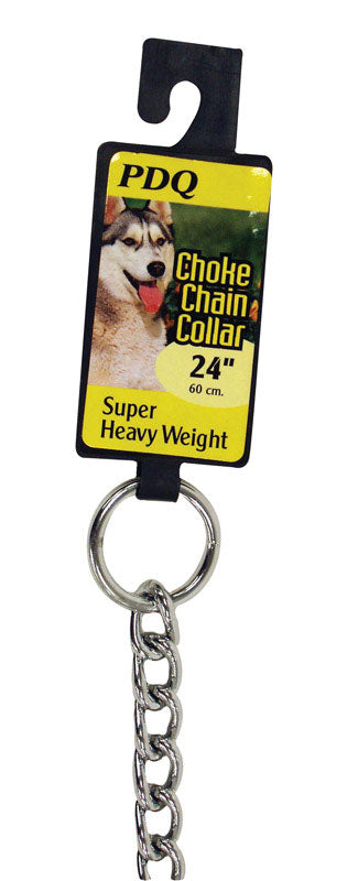 Pdq GUARDIAN GEAR 12624 Dog Chain Collar, 24 in L Collar, 4 mm W Collar