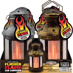 Shawshank LEDz LED Plastic Flameless Lantern Assorted 702754 (6-Pack)