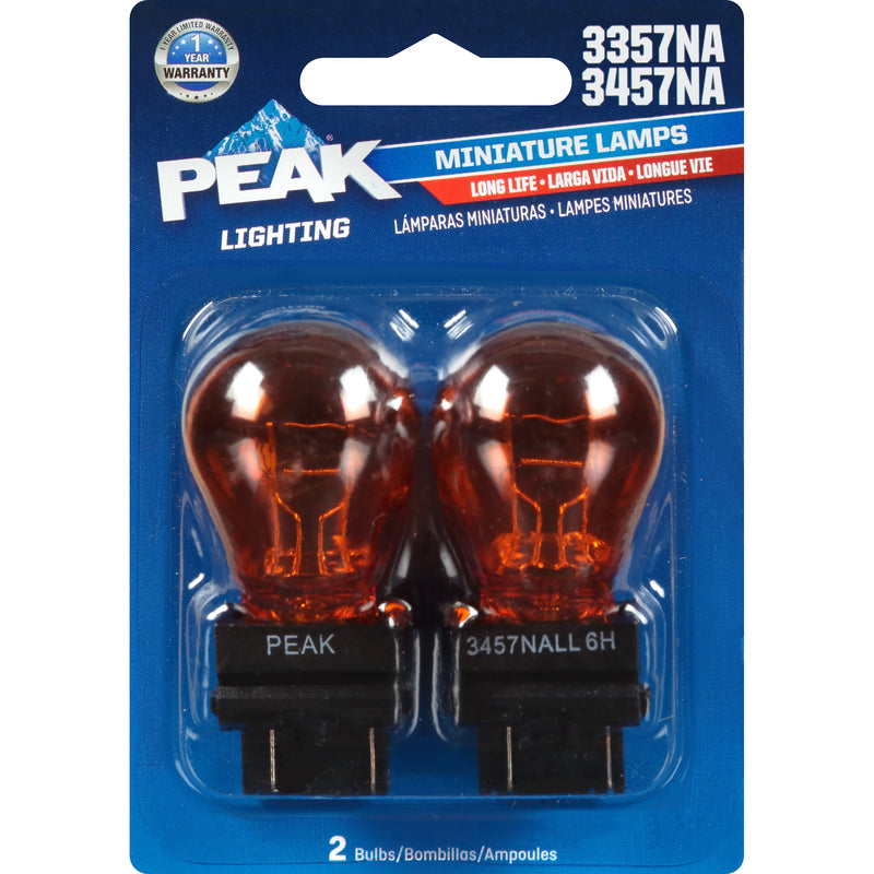 PEAK Miniature Automotive Bulb 2 pk 3357/3457NA