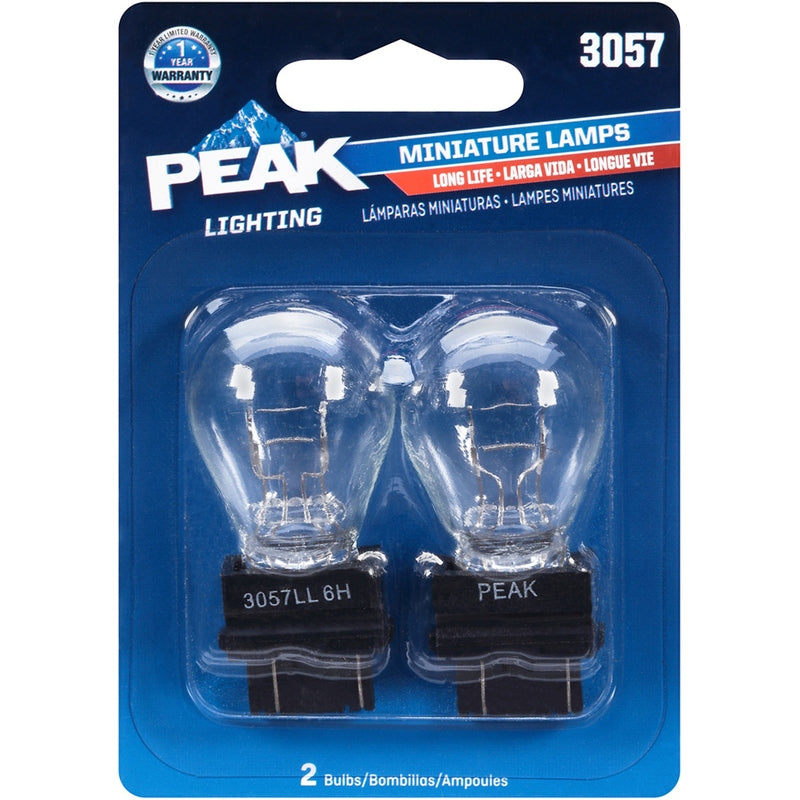 PEAK Miniature Automotive Bulb 3057 2 pk