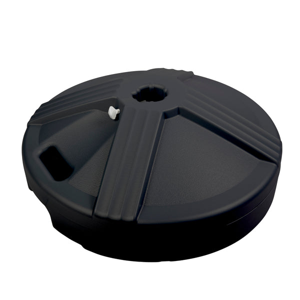 US Weight Durable Fillable Umbrella Base Designed to be Used with a Patio Table (Black) FUB1BERET
