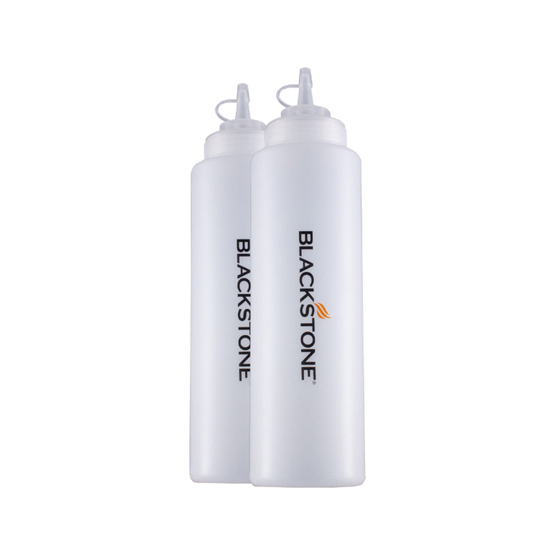 Blackstone 5071 32 oz Plastic Squeeze Bottle Set with Twisting Lids, 2-Pack